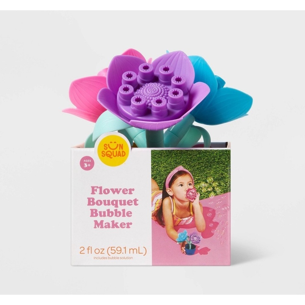 sun squad flower bubble maker